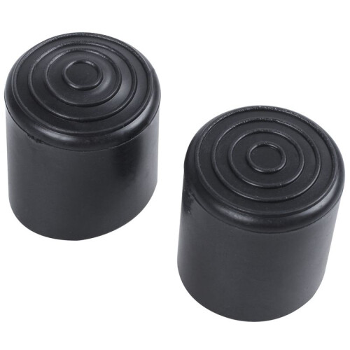 Rubber Möbel Krücke Füße Hocker Stuhl Bein Tip Pad 12Pcs Schwarz 2