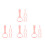 24Ud Anillos De Y Entrenar Para Bebé Rosa Material PP 4