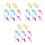 24Ud Mini Coloridos Para Muñecas Decoración Y 3