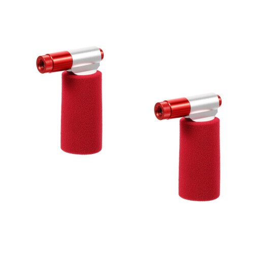 2Ud Inflador De Mini Portátil De Aluminio Co2 Durable 2