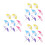 24Ud Mini Coloridos Para Muñecas Decoración Y 5