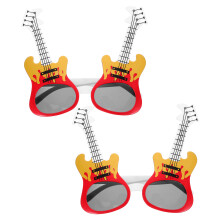 10Pares Gafas De Fiesta Guitarra ABS Colores Surtidos Accesorios