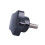 M6 x 15mm Male Thread Screw Star  Locking Screw Handle Black 8 Pcs 8