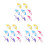 24Ud Mini Coloridos Para Muñecas Decoración Y 4