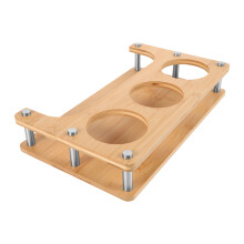 2Ud Organizador Beige Madera Para Especias Y De Cocina