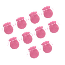 20Ud Bolsas De Con Cordón Rosa Para Joyería Y Accesorios