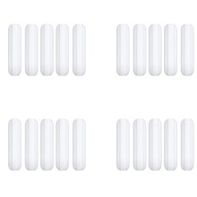 20 Pcs 25mm(1 Inch) PTFE Magnetic Stirrer Mixer Stir Bar,White Color,Laboratory Bar,Stir Plate Bar,7mm25mm Stir Bars