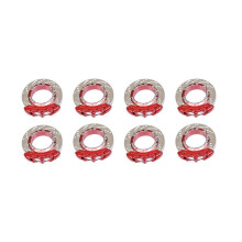 DGLiLO 8Pcs Metall Bremssattel Bremsscheibe für 1/28 RC Drift Tourenwagen  K969 K989 -Q -Z -D Upgrade Teile
