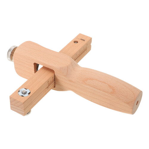 4Ud Herramienta De Cuero Madera Ergonómica Color Beige