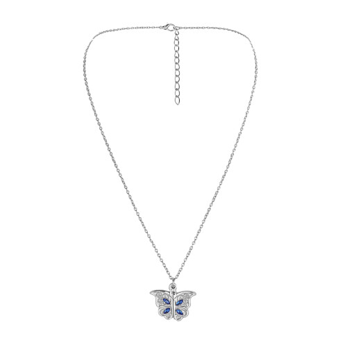 3Ud Joya De Cuello Plateada Collar Abatible Decorativo Y
