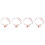 4Ud Collar Ajustable Para Rosa De Poliéster Con 6