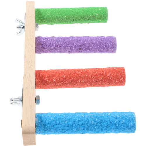 4Ud Multi-Nivel De Madera Para Pájaros Para Mascotas 1