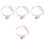 4Ud Collar Ajustable Para Rosa De Poliéster Con 5