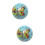 2Ud Pelotas De Golf Prácticas Resistente Multicolor Material Sintético 9