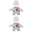 2Ud Disfraz Perro Multicolor Adorable Y Resistente Para Decorar 7