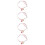 4Ud Collar Ajustable Para Rosa De Poliéster Con 10