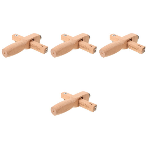 4Ud Herramienta De Cuero Madera Ergonómica Color Beige 2