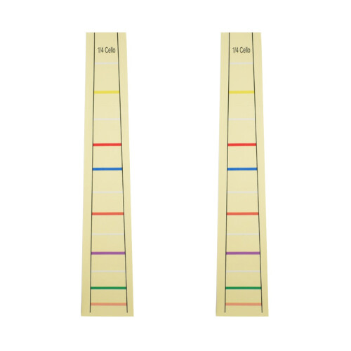 2Ud Pegatinas Amarillas Prácticas Para Dedo De 1/4 1