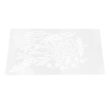 5Ud Acrílica Blanca Para Patchwork Plantilla Bordado Práctica