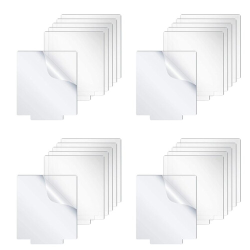 Acrylic Sheet Clear Cast for LED Light Base Table Signs DIY Display Projects  LEDLights for Projects 24 Pieces