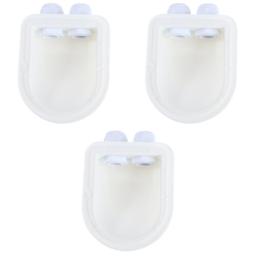 3Ud Conector Panel Solar Doble Orificio Para Autocaravana 2