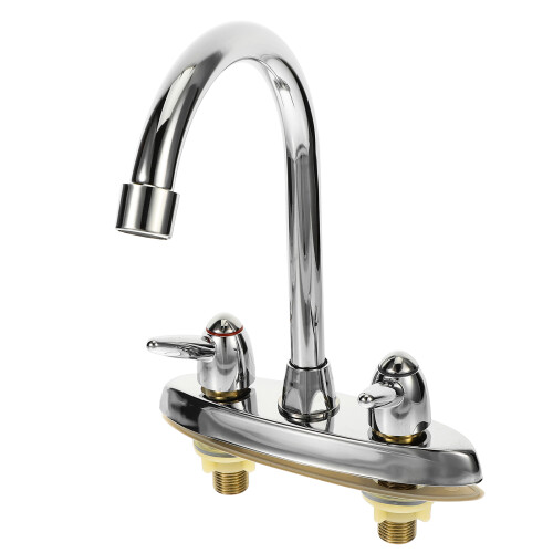 2Ud Lavabo Doble Mango Plata 2