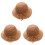 3Ud Sombreros De Paja Khaki Para Niñas Con 2