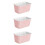 3Ud Rosa Para Pan, Pasteles Y Postres Ideal Para Uso 10