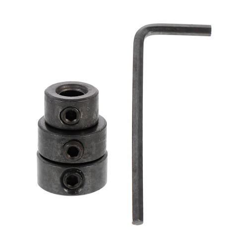2Ensembles Colliers De Blocage En Acier Carbone Noir Pour Forets Bois