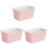 3Ud Rosa Para Pan, Pasteles Y Postres Ideal Para Uso 4