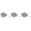 150Pcs M3X3mm Stainless Steel Hex Socket Set Cap Point Grub Screws Silver 1