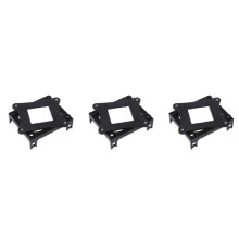 3X Plastica CPU Fan Staffa di Montaggio Base per Socket 478 Nero