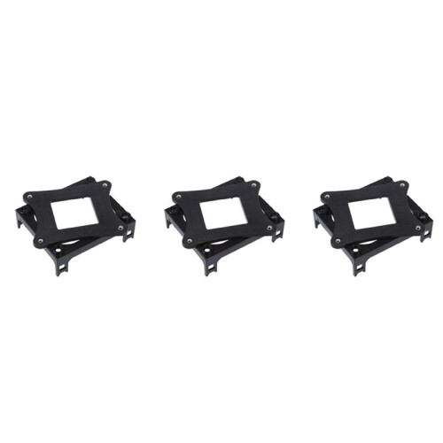 3X Black Plastic CPU Fan Mounting Bracket Base for Socket 478