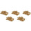250X Pièces de Vis de Basse de Guitare pour Pickguards Scratchplates, Or 1