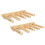 8Ud Escalones De Madera Beige Para Mueble De Pared 2