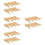 8Ud Escalones De Madera Beige Para Mueble De Pared 9