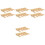 8Ud Escalones De Madera Beige Para Mueble De Pared 5