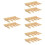 8Ud Escalones De Madera Beige Para Mueble De Pared 8