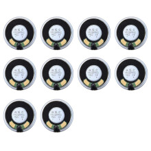 10Pcs 36mm 16 Ohm 1W Aluminum Housing Internal Magnet Speaker