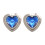 2X Heart-Shape Foldable Purse Handbag Hanger Hook Holder 1