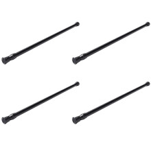 4X Spring Barra Telescopica Telescopica Estensibile Della Tenda del Bagno del Palo Della Ferrovia Della Tenda, 40 - 70cm