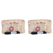 2X Terug Decompressie Riem Lendensteun Terug Taille Brace Spinal Tractie Extender Maat voor 29-49 Inch Taille Geweldig Cadeau