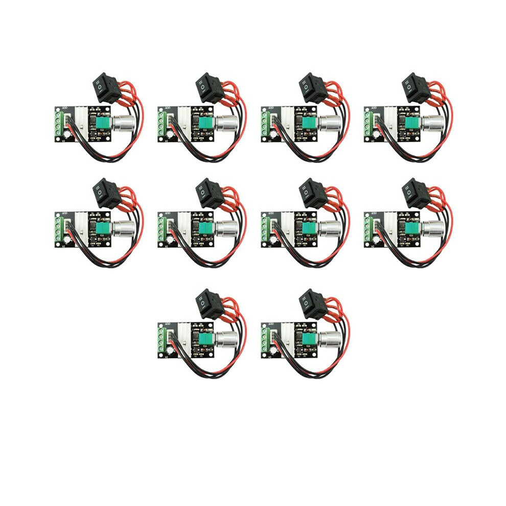 10X 6V 12V 24V 28V 3A 80W Motor Speed Controller (Pwm) Speed Adjustable Reversible 1203Bb 6031601124554