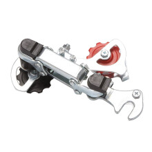 4X Rennen Fahrrad Teil Silber Ton Metall 3-7 Geschwindigkeit Schaltwerk
