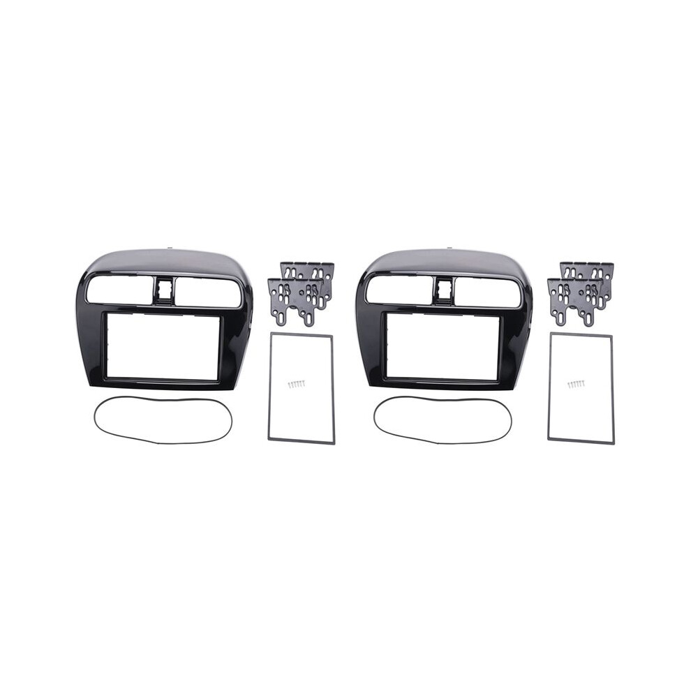 2X Double Din Fascia For Mirage Space Star Attrage Radio Stereo Panel Dash(178X102mm) 4713617499681