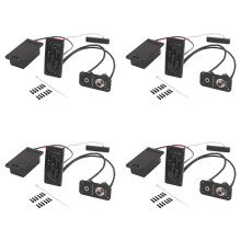 4X AcessóRio de Pré-Amplificador Piezo Captador de Violino EléTrico com Sistema de Tom Ativo de LatãO