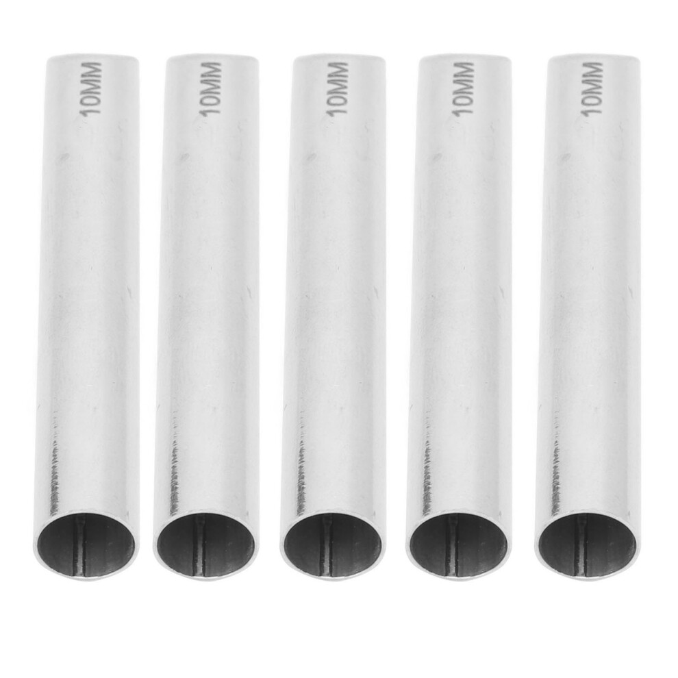 5pcs Medical Stainless Steel Receiving Tubes for Piercing 2.8in