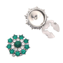 Modern Colored Glass Mens Cufflinks Sturdy Alloy-Green green