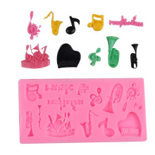 Creative Music Note Silicone Baking Tool For Desserts Candies