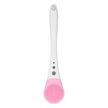 Elektrischer Körperpeeling- und Duschrücke 43cm Wasserdicht Weiche Silikon Rosa